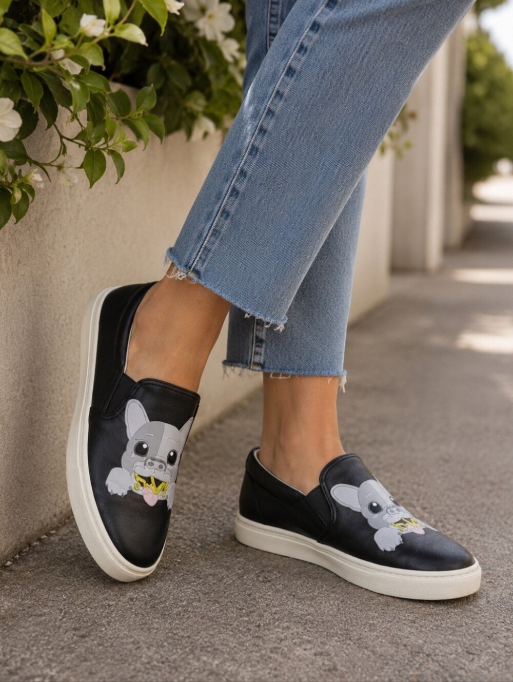 Sam Edelman Evelina Bulldog Slip-On Sneakers Size 10